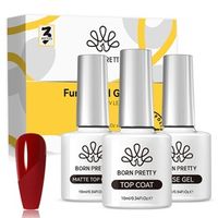 Born Pretty Base + Matt Top + Super Top szett - 3x10 ml