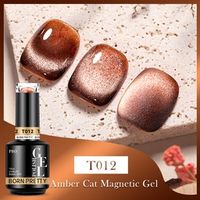 BORN PRETTY PRO UV/LED gél lakk 15 ml - T012 - Amber Cat Eye