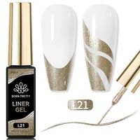 BORN PRETTY PRO Liner Gel 10 ml - L21 - arany