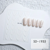 Francia mosolyvonal matrica (árnyékkal)  No.SD1933