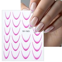 Francia mosolyvonal matrica (árnyékkal)  No.SD1925