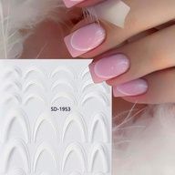 Francia mosolyvonal matrica (árnyékkal)  No.SD1953