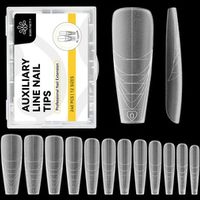 BORN PRETTY Soft Gel Tip - XL-Coffin - 240 db