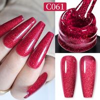 Born Pretty Pro UV/LED HEMA FREE gél lakk 15 ml - C061 - Red Shimmer