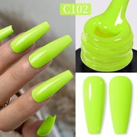 Born Pretty Pro UV/LED HEMA FREE gél lakk 15 ml - C102 - Neon Green-Yellow