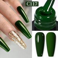 Born Pretty Pro UV/LED HEMA FREE gél lakk 15 ml - C117 - Sacramento Green