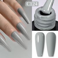 Born Pretty Pro UV/LED HEMA FREE gél lakk 15 ml - C124 - Battleship Gray