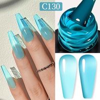 Born Pretty Pro UV/LED HEMA FREE gél lakk 15 ml - C130 - Jelly Mint Blue