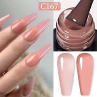 Born Pretty Pro UV/LED HEMA FREE gél lakk 15 ml - C167 - Just Peachy