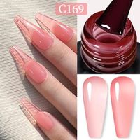 Born Pretty Pro UV/LED HEMA FREE gél lakk 15 ml - C169 - Jelly Light Blush