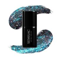 SEMILAC UV/LED Gél Lakk 7ml - 828 - Cat Eye - Grey Holo