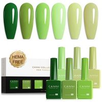 CANNI HEMA FREE UV/LED gél lakk szett 6x9ml - 2339