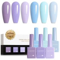 CANNI HEMA FREE UV/LED gél lakk szett 6x9ml - 2340