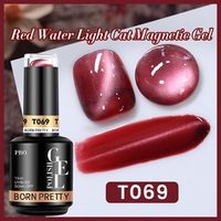 BORN PRETTY PRO UV/LED gél lakk 15 ml - T069 - Red Cat Magnetic Gel