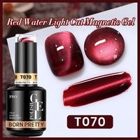 BORN PRETTY PRO UV/LED gél lakk 15 ml - T070 - Red Cat Magnetic Gel