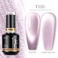 BORN PRETTY PRO UV/LED gél lakk 15 ml - T026 - Sea Blue Cat Magnetic