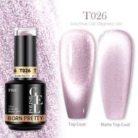 BORN PRETTY PRO UV/LED gél lakk 15 ml - T026 - Sea Blue Cat Magnetic