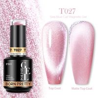 BORN PRETTY PRO UV/LED gél lakk 15 ml - T027 - Sea Blue Cat Magnetic