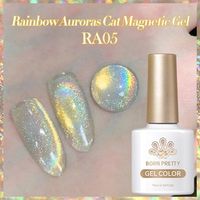 BORN PRETTY Rainbow Aurora Cat Magnetic UV/LED gél lakk 10 ml - RA05