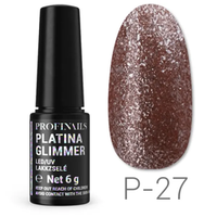 Profinails Platina Glimmer LED/UV lakkzselé 6gr P-27