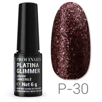 Profinails Platina Glimmer LED/UV lakkzselé 6gr P-30