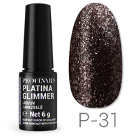 Profinails Platina Glimmer LED/UV lakkzselé 6gr P-31