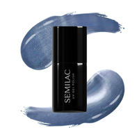 SEMILAC UV/LED Gél Lakk 7ml - 665 - Blueberry Gloss Cat Eye