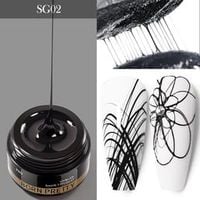 BORN PRETTY PRO Spider Gel 5 ml - SG02 - Piano Black