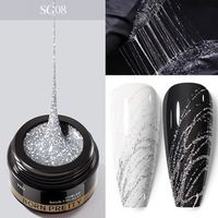 BORN PRETTY PRO Spider Gel 5 ml - SG08 - Reflective Silver