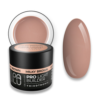 PALU Pro Light Builder építőzselé 45g - Milky Brown