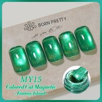 Born Pretty Cat Magnetic UV/LED gél lakk 10 ml - MY15 - Fantasy Island 