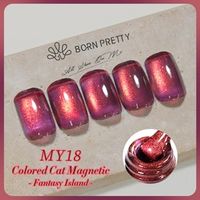 Born Pretty Cat Magnetic UV/LED gél lakk 10 ml - MY18 - Fantasy Island 
