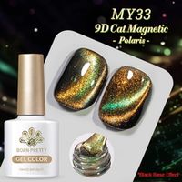 Born Pretty Cat Magnetic UV/LED gél lakk 10 ml - MY33 - 9D Cat Eye 