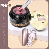 BORN PRETTY PRO Painting Gel 5 ml - PN05 - Metallic Rose Gold