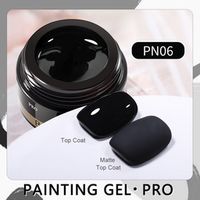 BORN PRETTY PRO Painting Gel 5 ml - PN06 - Black