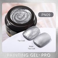 BORN PRETTY PRO Painting Gel 5 ml - PN09 - Silver