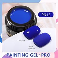 BORN PRETTY PRO Painting Gel 5 ml - PN12 - Blue