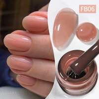 Born Pretty - Fiber Base Gel 10 ml - FB06 Nude