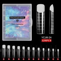 Poly Gél Tip szett - 120 db - No.08 -  Kocka