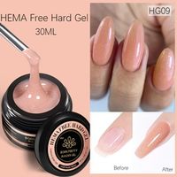 BORN PRETTY PRO Hard Gel építőzselé 30 ml - HG09 - Nude Glitter