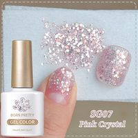 Born Pretty UV/LED gél lakk 10 ml - SG07 - Pink Crystal