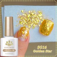 Born Pretty UV/LED gél lakk 10 ml - SG16 - Golden Star