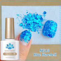 Born Pretty UV/LED gél lakk 10 ml - SG13 - Blue Harebell