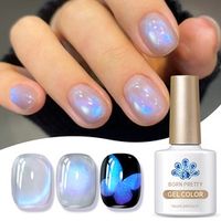 Born Pretty Cat Magnetic UV/LED gél lakk 10 ml - MY304 - Blue Tears