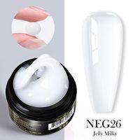 Born Pretty  Pro fixálásmentes gyurmazselé 15 ml -  NEG26 - Áttetsző