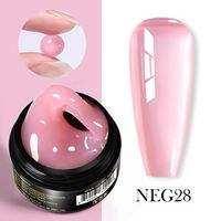 Born Pretty  Pro fixálásmentes gyurmazselé 15 ml -  NEG28 - Áttetsző