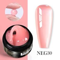 Born Pretty  Pro fixálásmentes gyurmazselé 15 ml -  NEG30 - Áttetsző