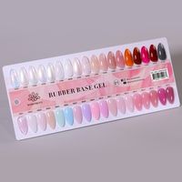 Born Pretty PRO paletta - Rubber Base Gel - hosszú