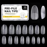 BORN PRETTY Soft Gel Tip 300 db/box - Ovális