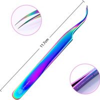 Born Pretty Rainbow hajlító- és matrica felszedő csipesz